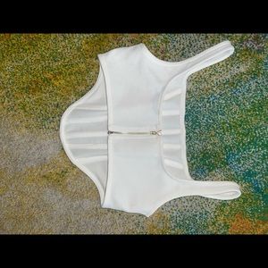 White Corset Top
